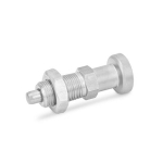 Locking bolt with knob GN stainless steel