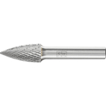 Carbide burr SPG Z3 PLUS Ø L Shank Pointed arch shape, horse