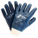 Handschuhe, Nitril blau, vollbeschichtet EN 388 Nitras 0342