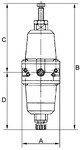 Präzisionsfilterregler IG 1/4", bar max 16 bar, ohne Manometer