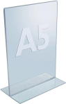 Tischaufsteller für Format DIN Acryl transparent