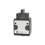 3/2-weg kogelkraan multifix serie IG 1/4", 2800l/min, max 16 bar met ontluchtingsgat, afsluitbaar