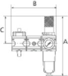 Safety-serie multifix onderhoudsstation IG 2-16 bar, handmatig