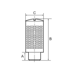 Silencer filling AG max 12 bar, 70°C