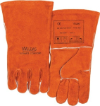 Schweißer-Handschuhe Rindspaltleder L=340, EN 388/407/12477 Ausführung A/B
