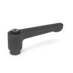 Clamping lever, straight GN