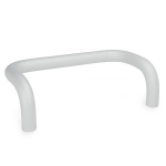 Handgreep GN 426.1-AL-20-200-SR Aluminium met zilverstructuur-coating