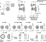 Rotating clamping bolt GN with