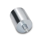 Holding magnet, bar shape GN Threaded stud