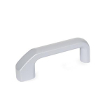 Handgriff, geschlossene Form GN 559-162-A-SR silber strukturbeschichtet