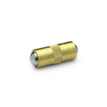 Spring-loaded thrust piece GN 614.2-2,5 double-sided, for press-fitting