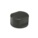 Switch button GN Anodised aluminium black