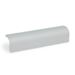 Handgreepstrip GN 730-110-SR zilver structuur-gecoat