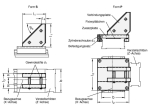 Connection set for adjustable slides GN X-Z to reference axis