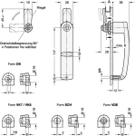 Locking with bow handle GN