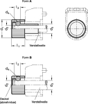 Drehknopf für Stellungsanzeiger GN 953 Aluminium