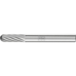 Carbide burr WRC Z3 Ø L Shank 6 Round roller mould, horse