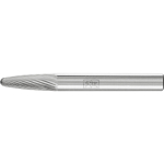 Carbide burr RBF Z5 Ø 6 L Shank Round arch shape, horse