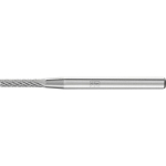 Carbide burr ZYAS Z4 Ø L Shank with face serration, horse