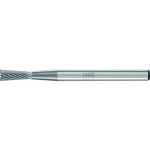 Carbide angle burr WKNS Z5 Ø 3 L 7 Shank with face serration, horse
