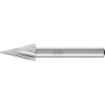 HSS burr G Z1 Ø L Shank 6 Pointed cone shape, horse
