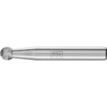 Carbide burr KUD Ø 6 L Shank Spherical shape, horse