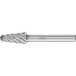 Carbide burr KEL STEEL Ø L Shank 6 Round cone shape, horse