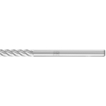 Carbide burr ZYA INOX Ø L Shank without face serration, horse