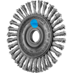 Stainless steel round brush RBG Pipe Inox SG plaited, horse
