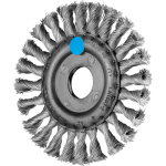 Stainless steel round brush RBG 11512/22.2 Inox plaited, horse