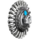 Stainless steel cone brush KBG Inox plaited, horse