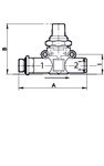 Absperrventil Serie lineonline AG BL, max 10 bar