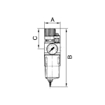 Combi onderhoudsunit IG bar Polycarbonaat, beschermende