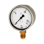 Manometer, robuust ontwerp AG 1/2", bar, D
