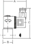 Control valve proportional type posiflow IG max 4 bar for air/gas, 24 V DC de-energised closed
