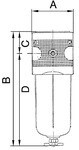 Vorfilter multifix Metallbehälter 0,3 µm G