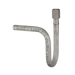 U-vormige sifon G 1/2" met lasaansluiting