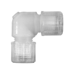 Haakse slangaansluiting Kunststof PFA