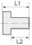 Verschlussschraube Serie value line AG Messing vernickelt