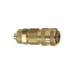 Quick-release coupling connect line L 43 SW14, NW5 0-35 bar, bare brass