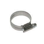 Hose clamp series blow line 12 Worm thread, chrome steel W2
