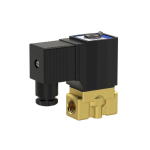 Magneetventiel serie 2W IG max 30 bar, BF1, NC 24V DC, direct geregeld, messing