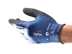 Handschuhe Nylon/Nitril teilbeschichtet blau Ansell HyFlex 11-925