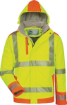Hoge zichtbaarheid softshell jas Maat geel/oranje, PO Rickmer
