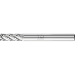 Carbide burr ZYAS INOX Ø 6 L Shank with face serration, horse