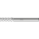 Carbide burr ZYAS TITANIUM Ø L serration, Shank 6 with face horse