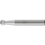 Carbide burr KUD TITANIUM Ø 6 L Shank Spherical shape, horse