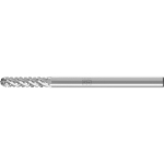 Carbide burr WRC TITANIUM Ø L Shank Round roller mould, horse