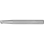 Carbide burr KUD TITANIUM Ø L 3 Shank Spherical shape, horse