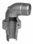 Angle connector no. 103 galvanised A/A R conical sealing Georg Fischer